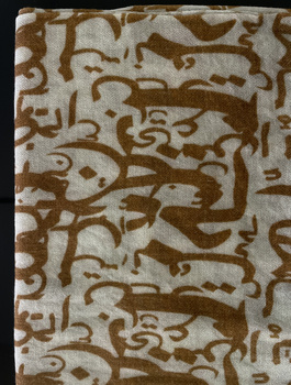 PASZMINA KASZMIROWA KALIGRAFIA 02