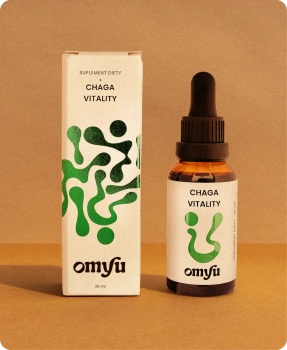 OMYU - Chaga Vitality - ekstrakt w kroplach