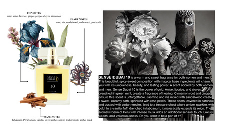 SENSE DUBAI 10 Perfumy arabskie słodkie Ambra