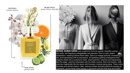 SENSE DUBAI SARA Perfumy